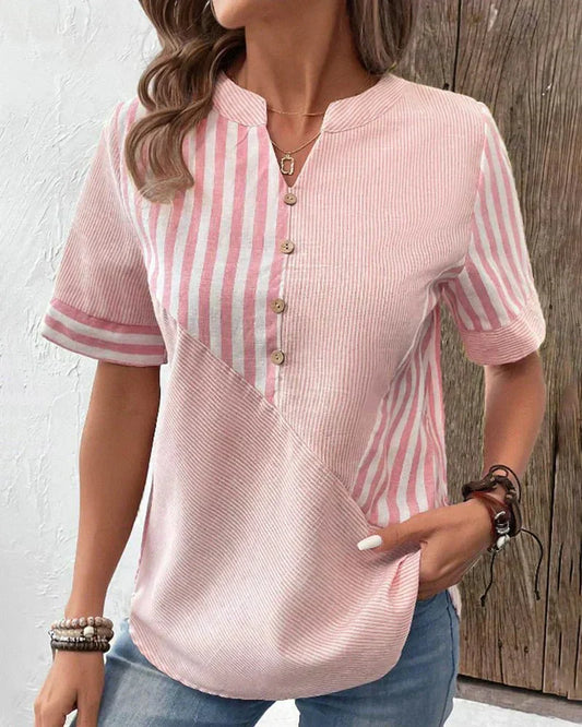 Women's Soft Striped Blouse | Bellevyn