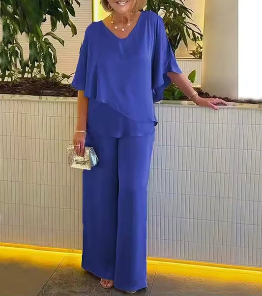 Women's Elegant Two-Piece Outfit Set | Bellevyn